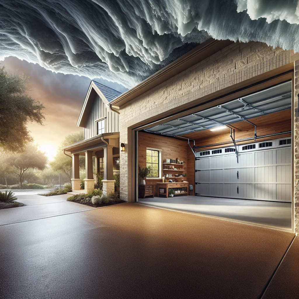 The Charm and Storm Protection of Tilt-Up Garage Doors for Texas Homes