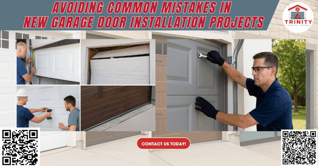 Avoiding Common Mistakes in New Garage Door Installation Projects - Trinity Garage Doors