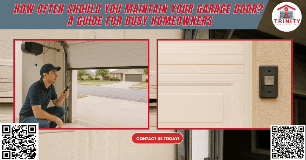 How Often Should You Maintain Your Garage Door? A Guide for Busy Homeowners - Trinity Garage Doors