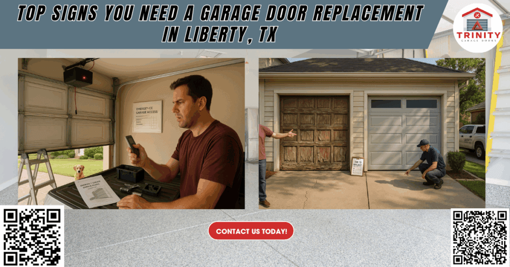Top Signs You Need a Garage Door Replacement in Liberty, TX - Trinity Garage Doors