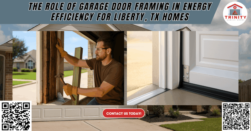The Role of Garage Door Framing in Energy Efficiency for Liberty, TX Homes - Trinity Garage Doors