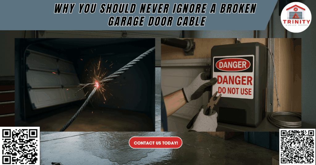 Why You Should Never Ignore a Broken Garage Door Cable - Trinity Garage Doors