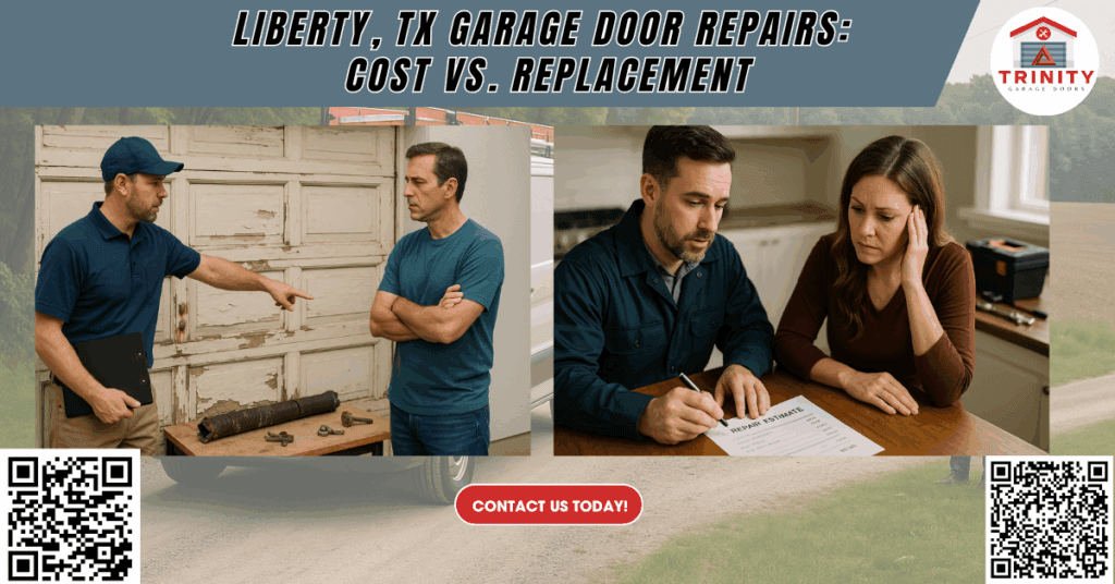 Liberty, TX Garage Door Repairs: Cost vs. Replacement - Trinity Garage Doors